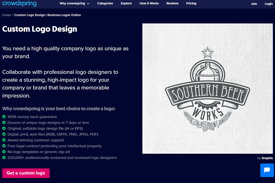 crowdspring 3d text and logo maker interface