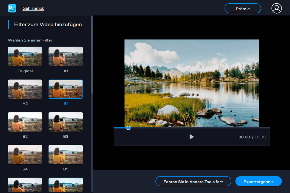 filter fastreel online video editor