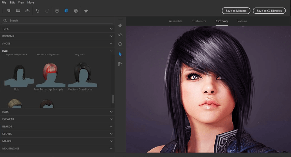 adobe fuse interface