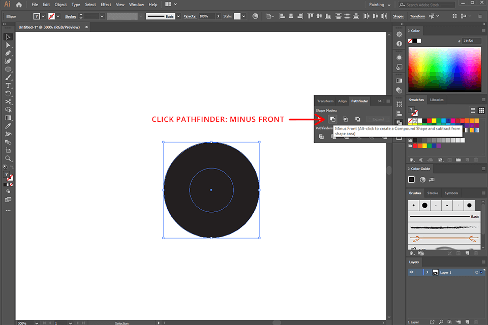 adobe illustrator logo creating