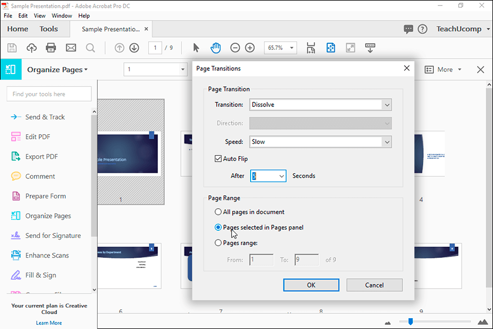 adobe pdf library document management software interface