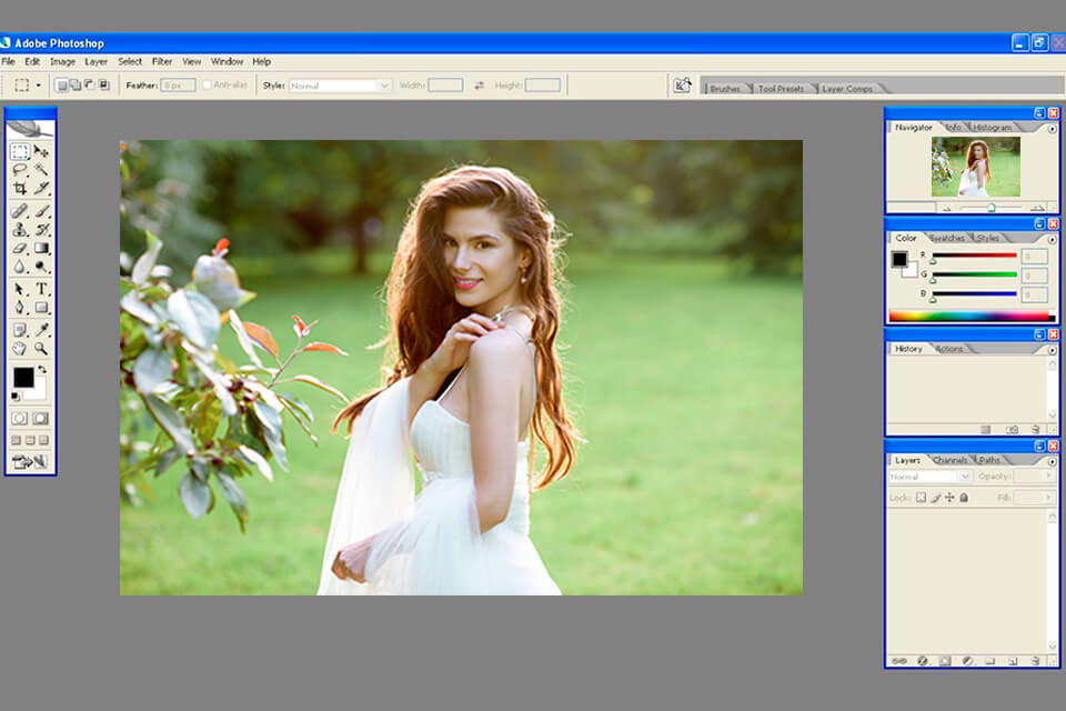 photoshop cs2 felület