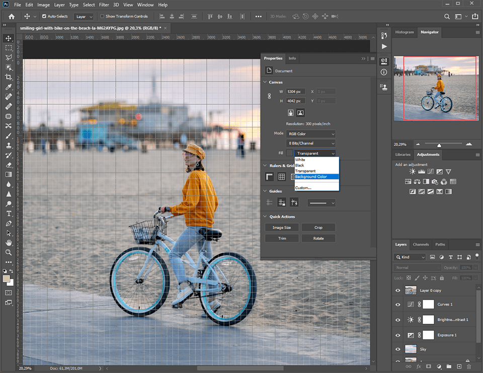 advanced properties panel photoshop update