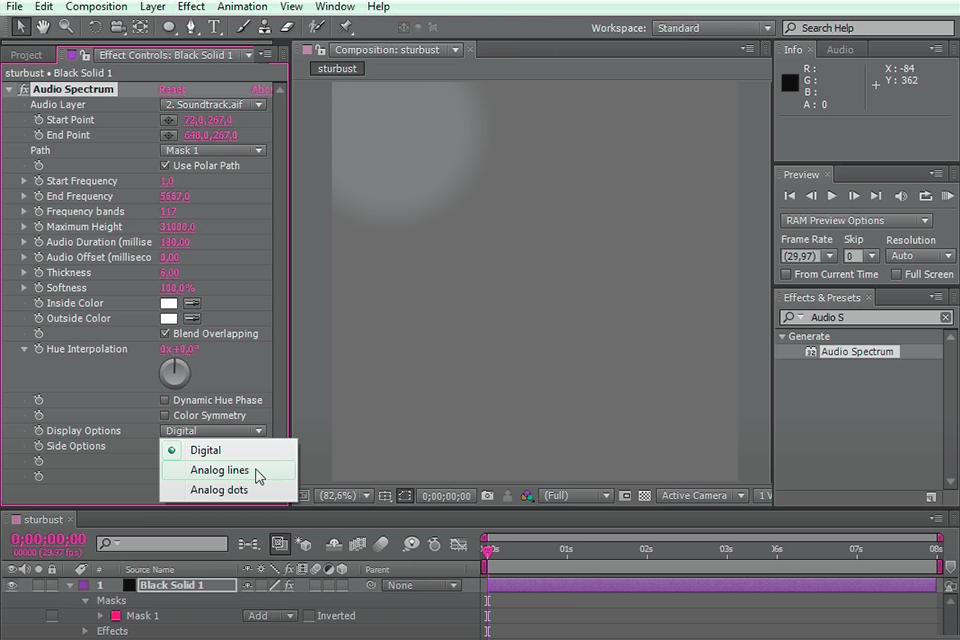 after effects 4.0 interface