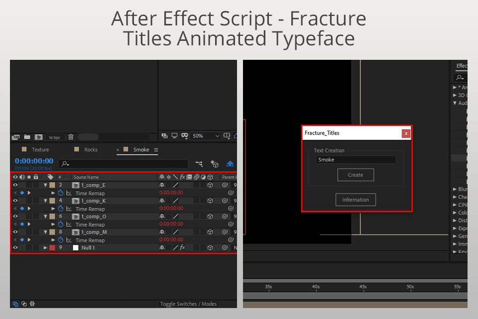 animated typeface after effects script
