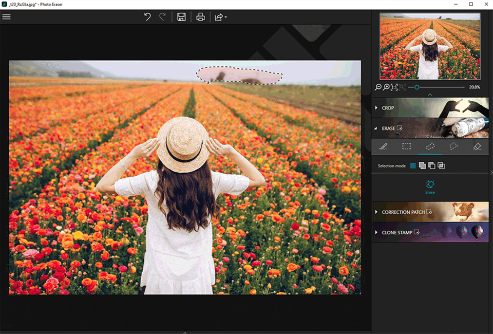 apagamento automático do inpixio