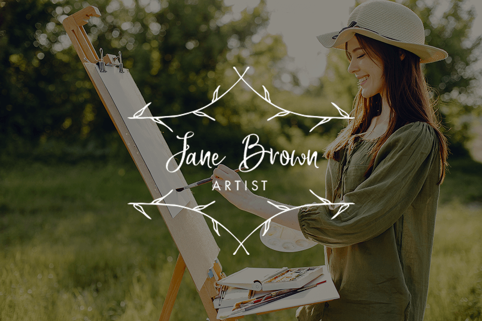 artist logo template