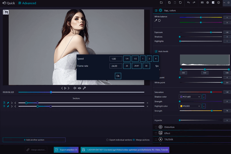 ashampoo video optimizer 2 interface