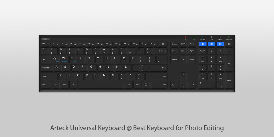 keyboard for photo editing arteck universal keyboard