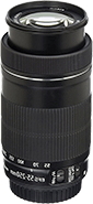canon 55-250mm f4-5.6 telephoto lens