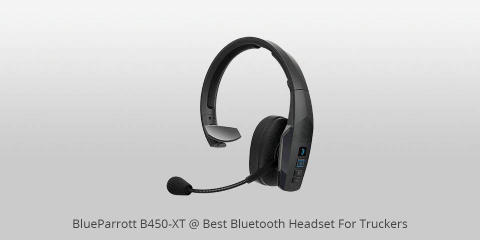 blueparrott b450-xt bluetooth headset for truckers