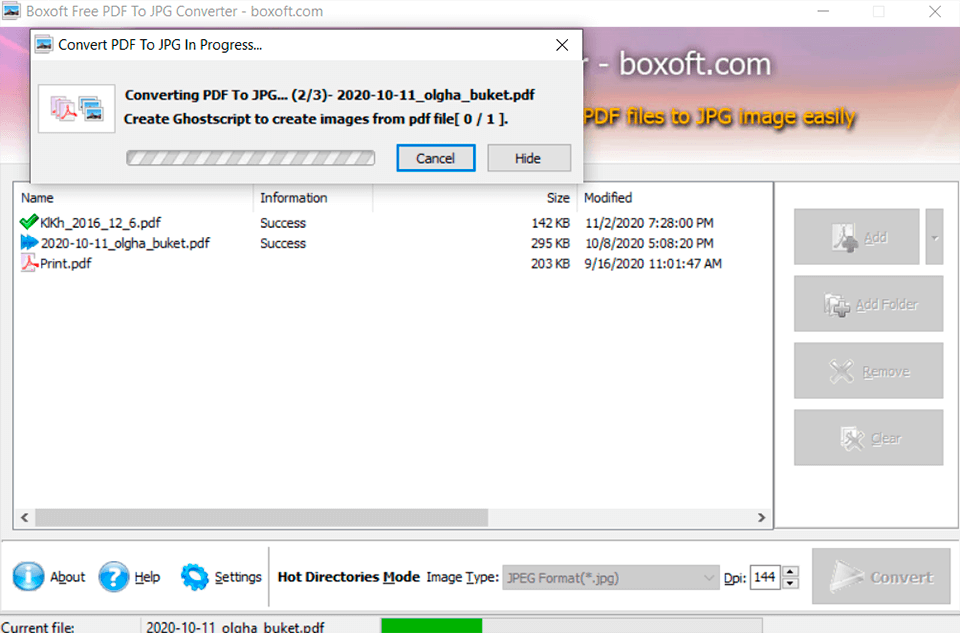 boxoft tasuta pdf to jpg converter liides