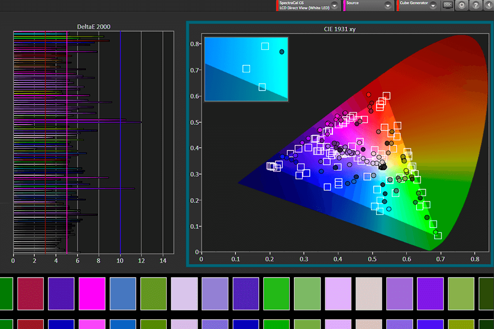 calmac colormatch color calibration interface