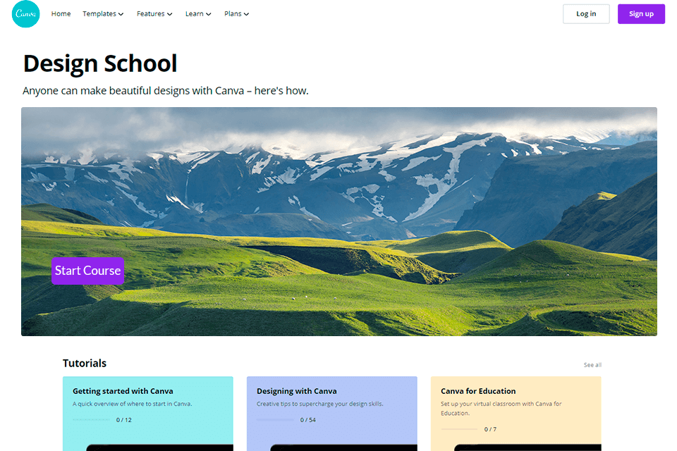 canva free online graphic design course