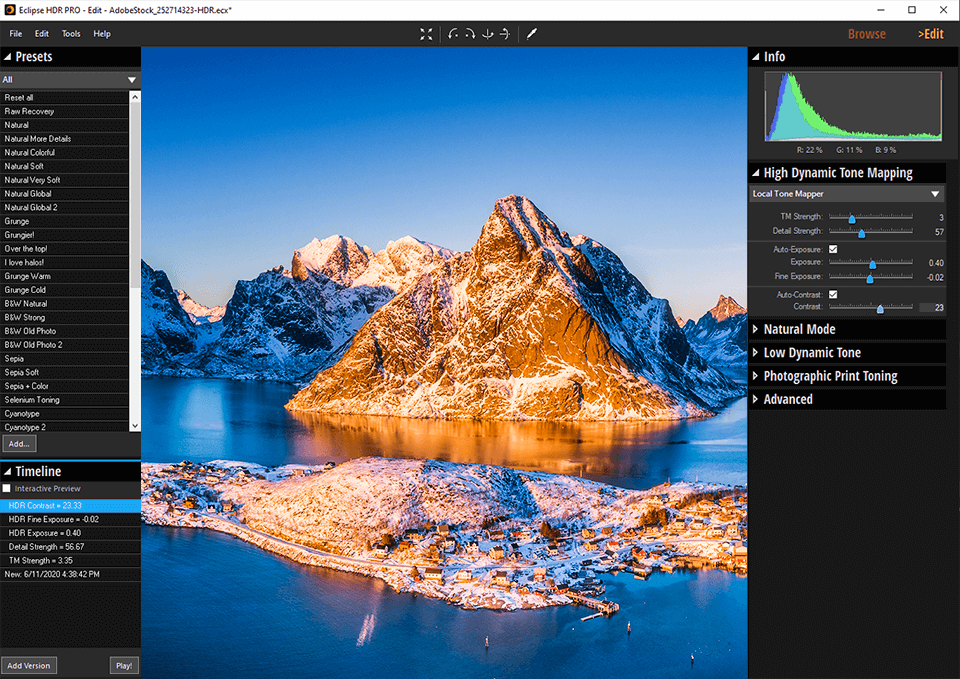 efeitos hdr do inpixio eclipse
