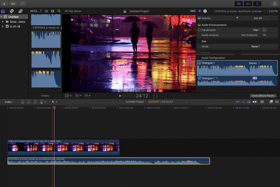 final cut pro x software di editing video per interfaccia mac