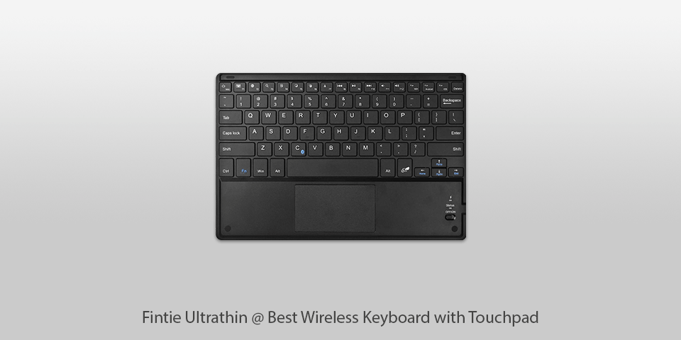 wireless keyboard with touchpad fintie-ultrathine