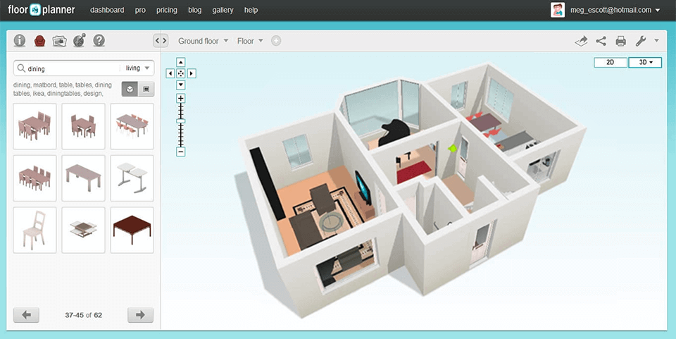 floorplanner download interface