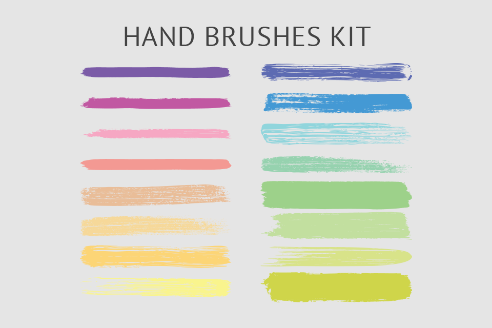 free illustrator hand brushes