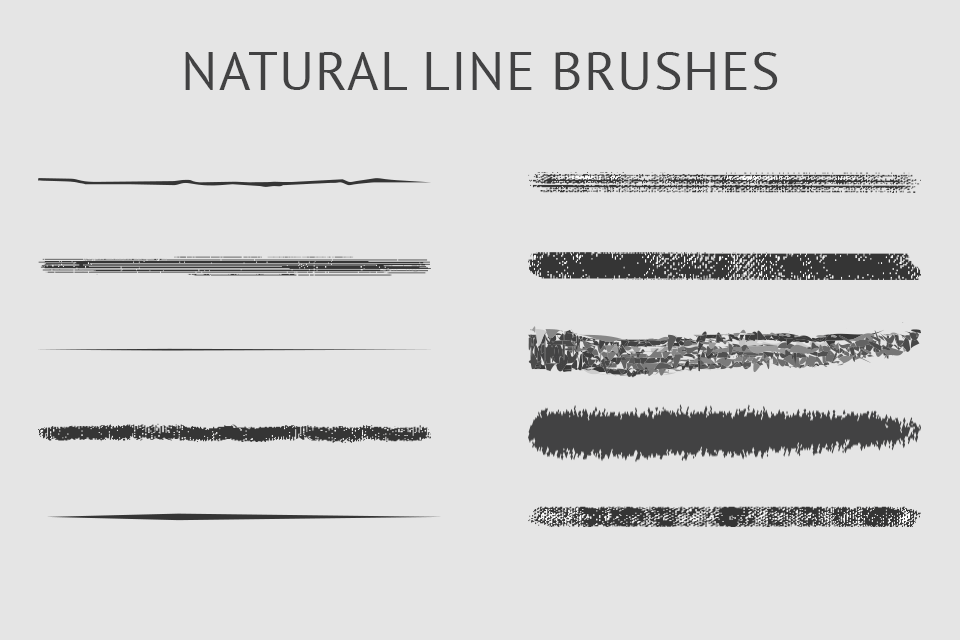 free illustrator natural line brushes