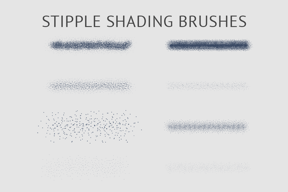 free illustrator stipple shading brushes
