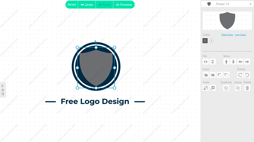 Free Logo Design最高の無料のlogoメーカーインターフェース