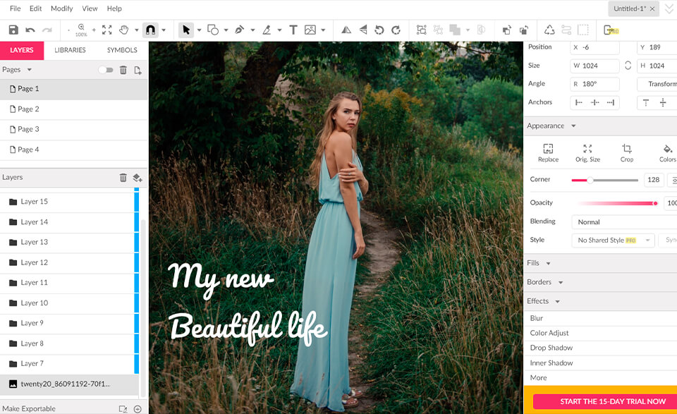 gravit designer adobe express alternative interface