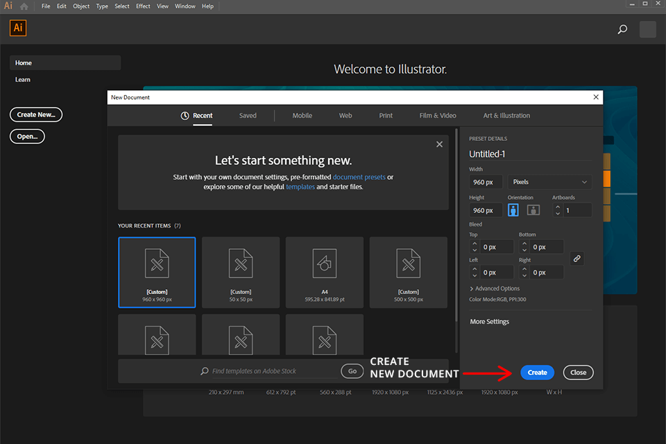 how to design in illustrator