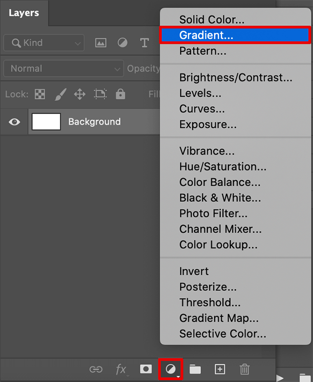 how to make a youtube banner in photoshop gradient