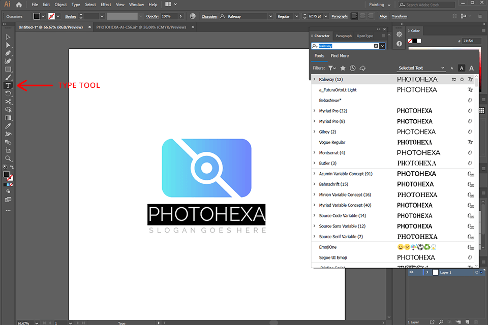 how to make logos in adobe illustrator