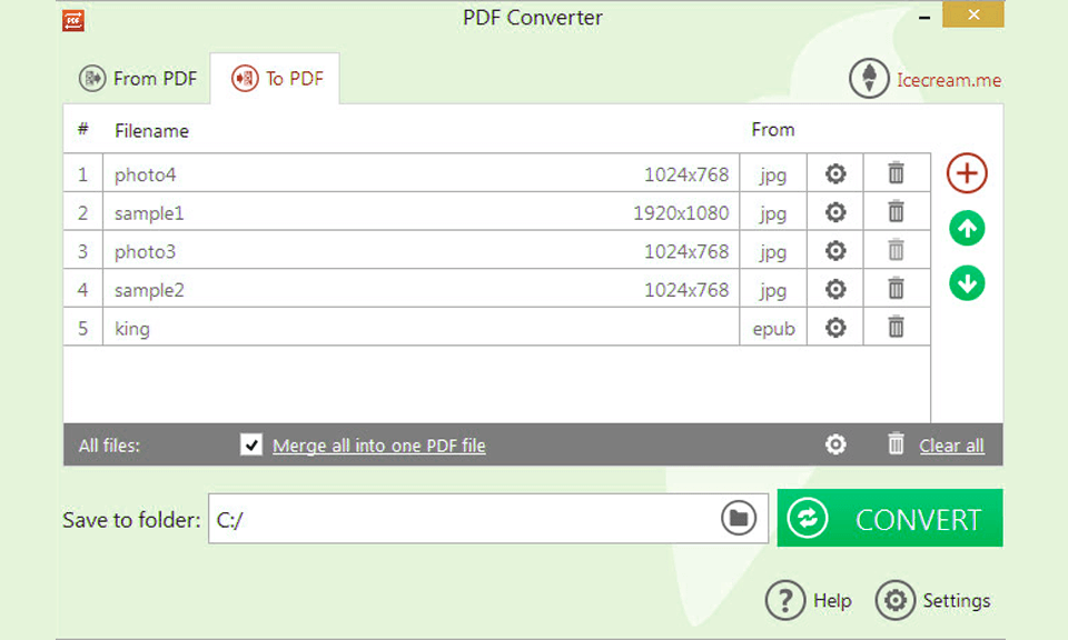 icecream pdf converterliides