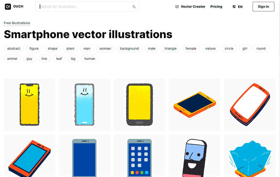 icons8 最高のベクター フリーサイト インターフェイス