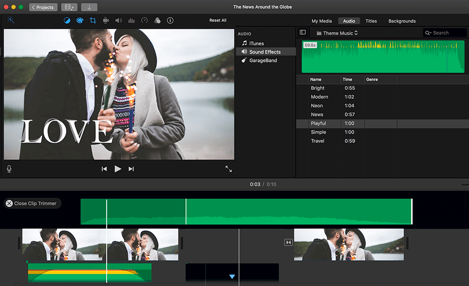 imovie adobe express alternative interface