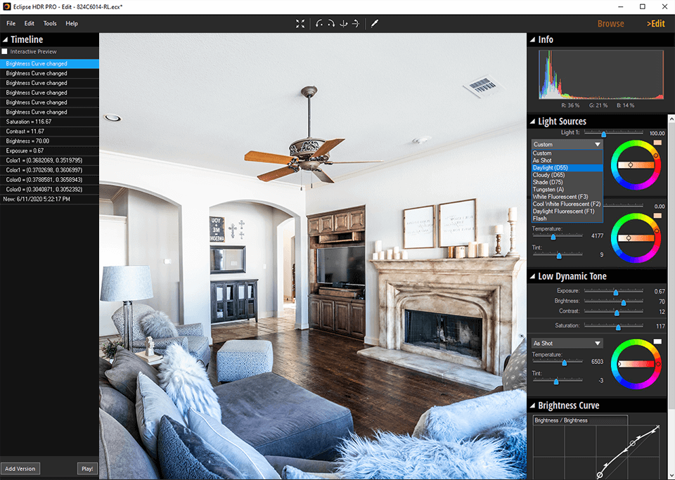 inpixio eclipse hdr sorgenti luminose