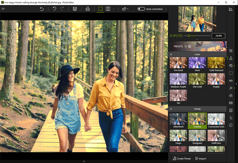 inpixio photo editor interfaccia iniziale