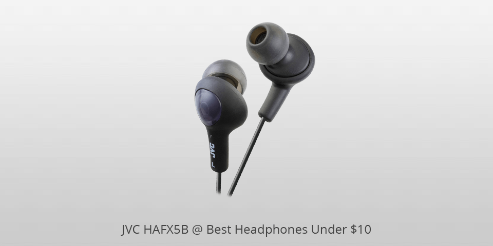 jvc hafx5b headphones under 10
