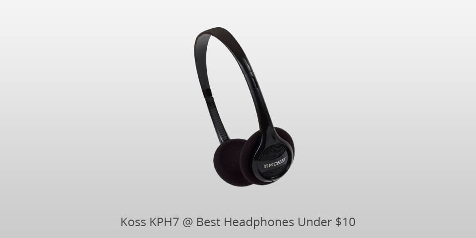 koss kph7 headphones under 10