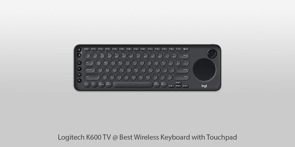 wireless keyboard with touchpad logitech k600apple