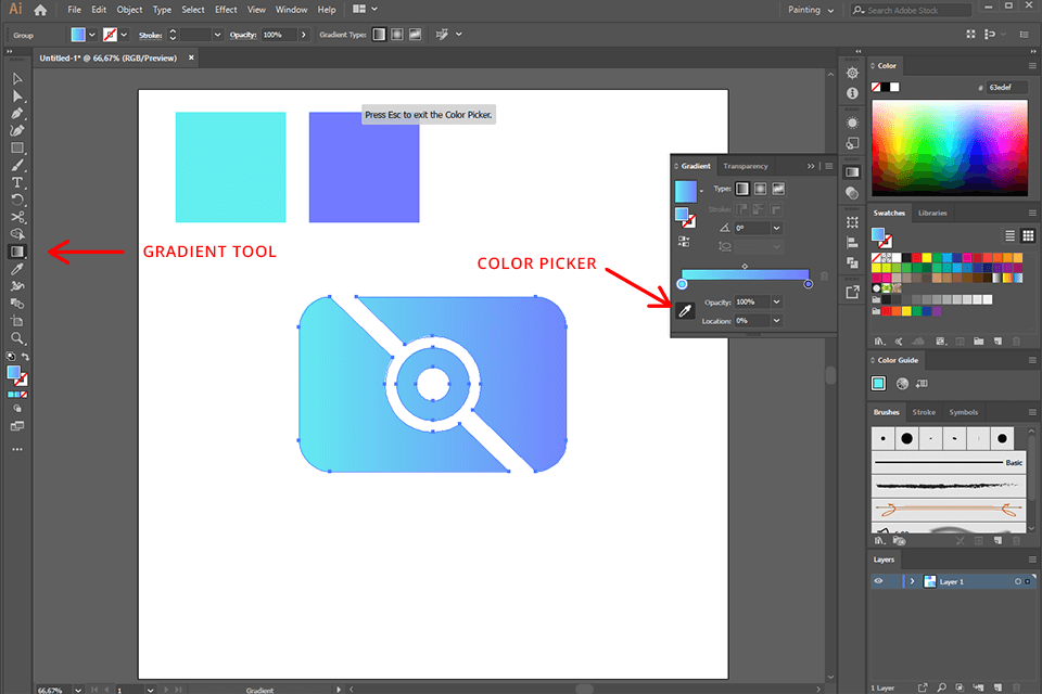 making logos in illustrator