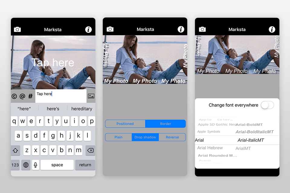 marksta watermark app interface