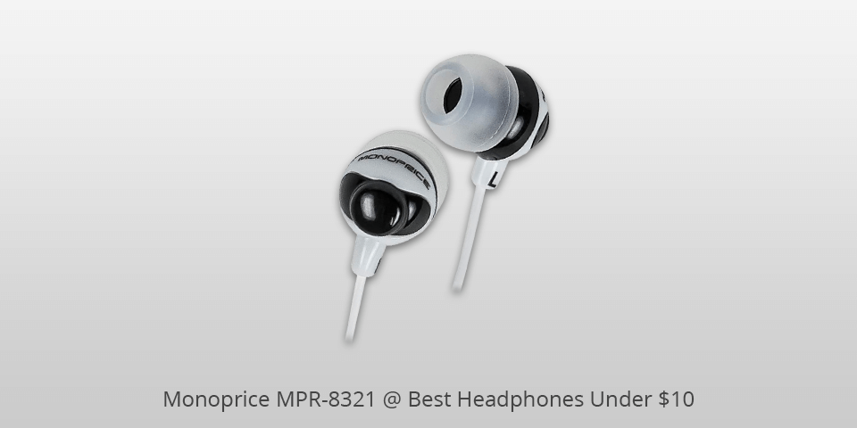 monoprice mpr-8321 headphones under 10