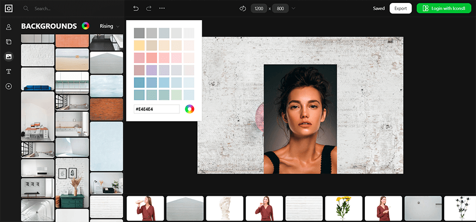 moose photo creator icons8 apps interface