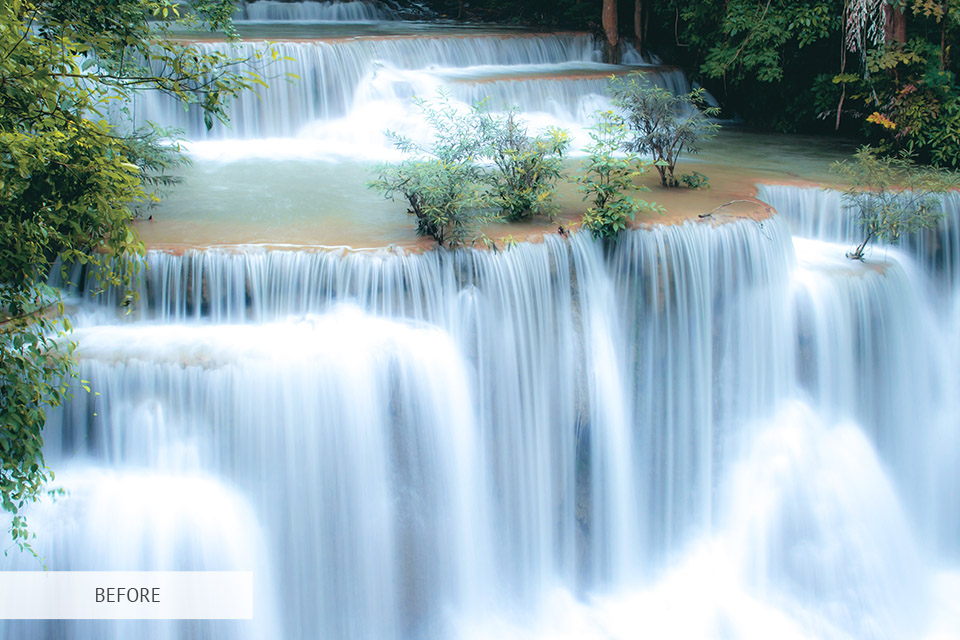 motion picture of water