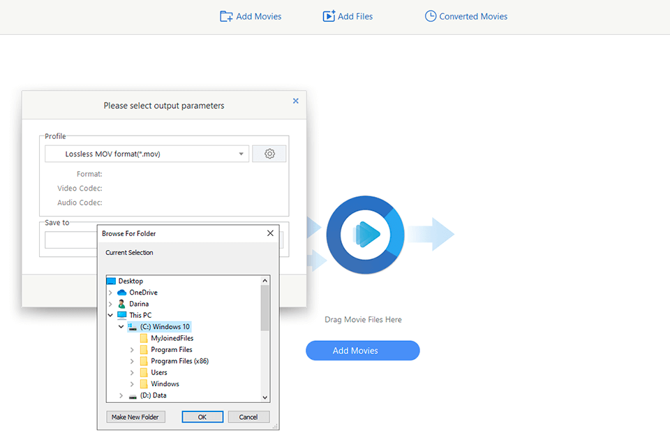 noteburner m4v converter بالإضافة إلى واجهة برنامج إزالة drm