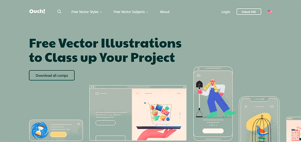 ouch icons8 apps interface