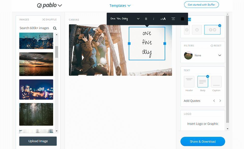 pablo by buffer adobe express alternative interface
