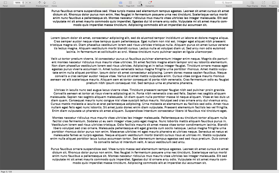 interface von pdf premium reader pdf-programm