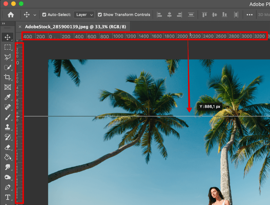 creating photoshop guides