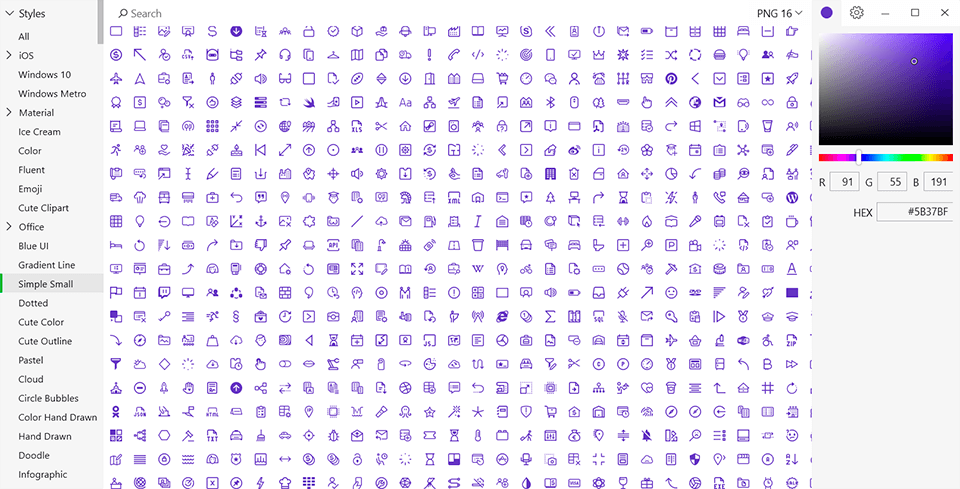 pichon icons8 apps interface