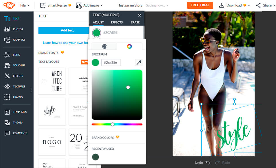picmonkey adobe express alternative interface